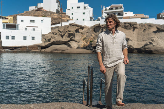 Men's Natural Linen Pants with Versatile Pockets for Every Occasion